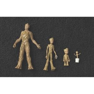 Disney Epcot Guardians of the Galaxy Groot Bendable Figure Wonder of Xander 4 pc